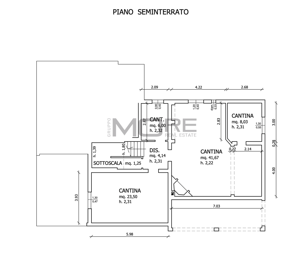 PLANIMETRA CANTINE E TAVERNA